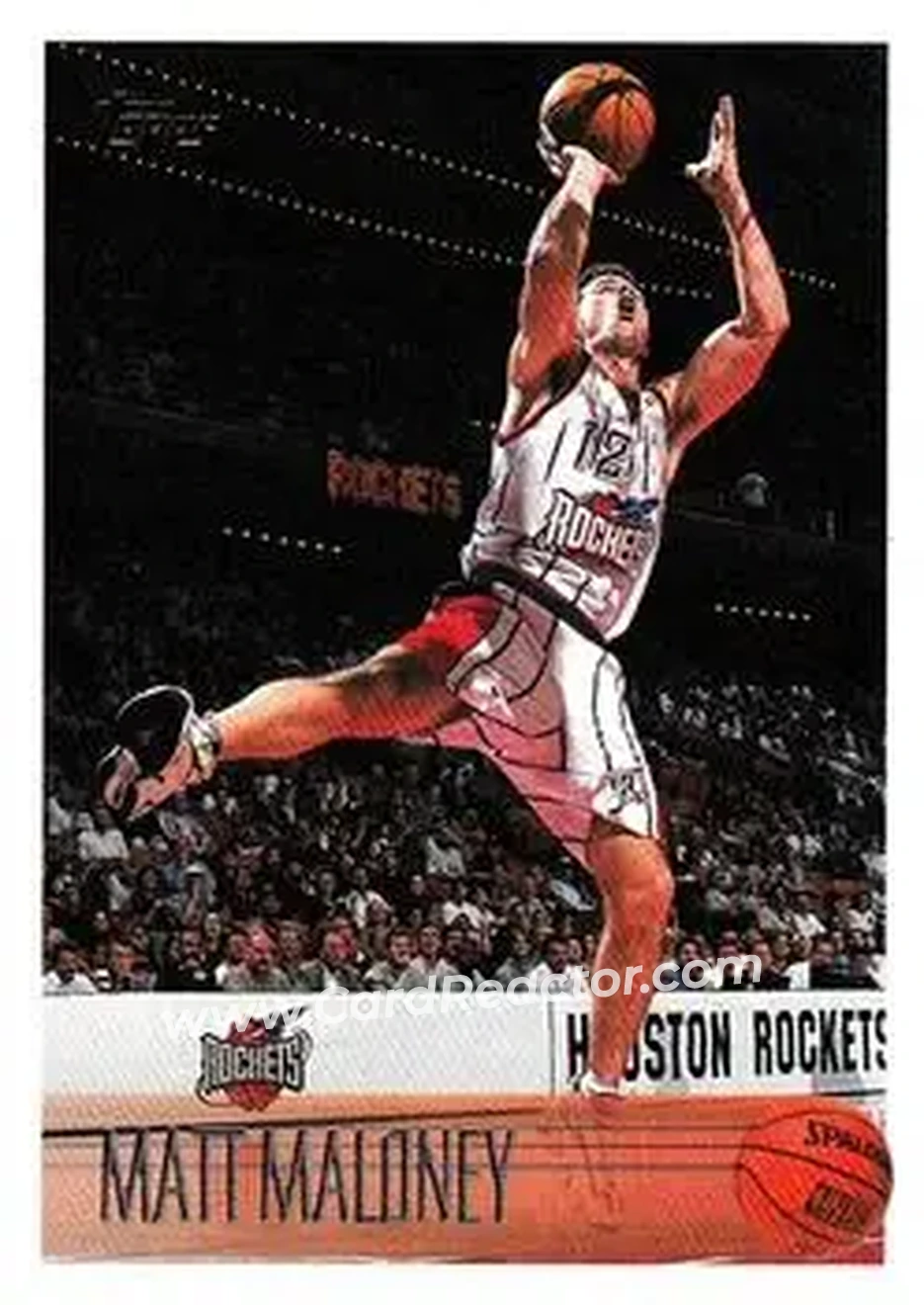 1996-97 Topps #124 - Matt Maloney - Houston Rockets - Front