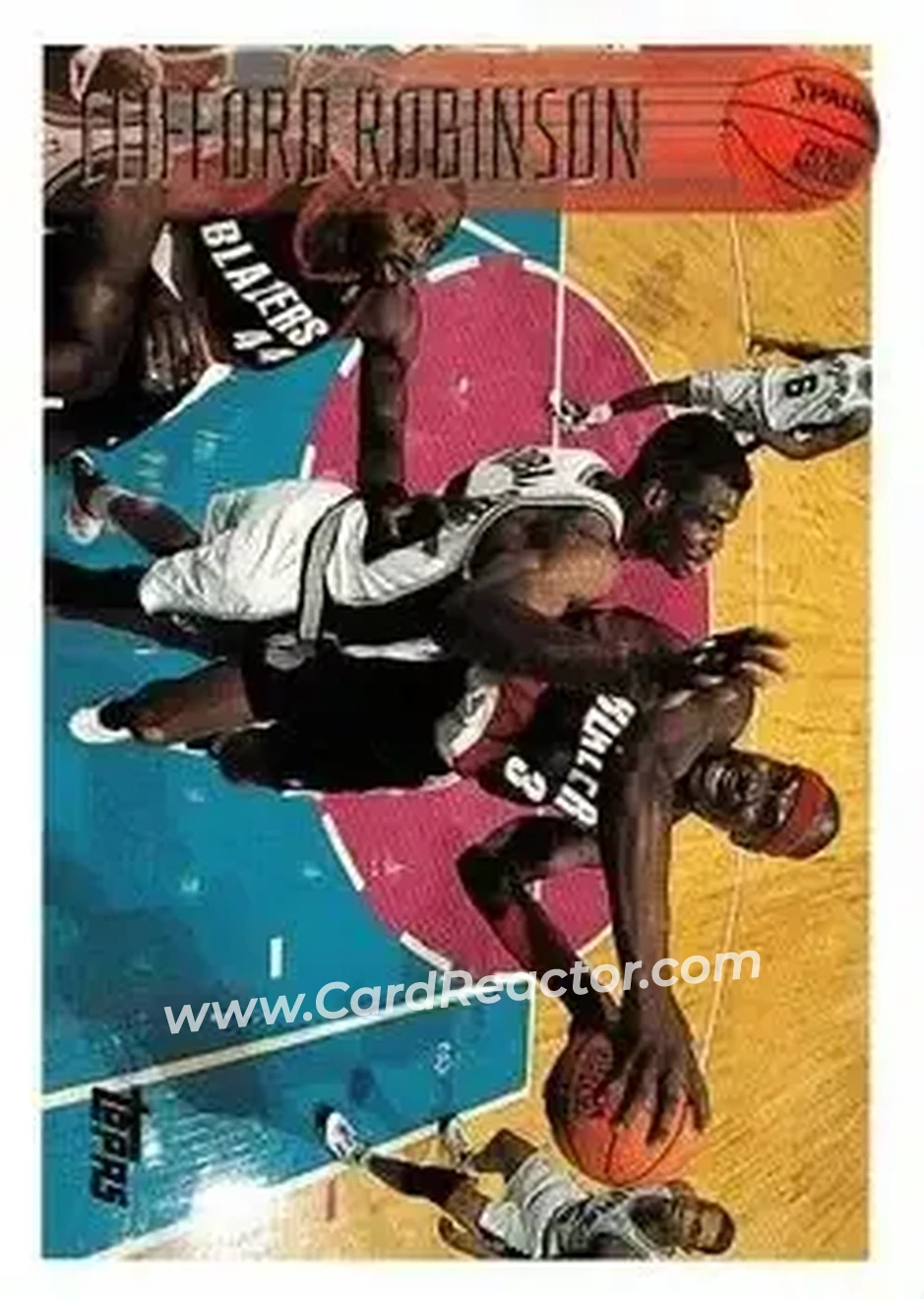 1996-97 Topps #125 - Clifford Robinson - Portland Trail Blazers - Front 1996-97 Topps #125 - Clifford Robinson - Portland Trail Blazers - Front