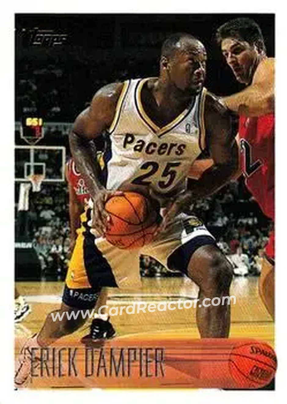 1996-97 Topps #133 - Erick Dampier - Indiana Pacers - Front