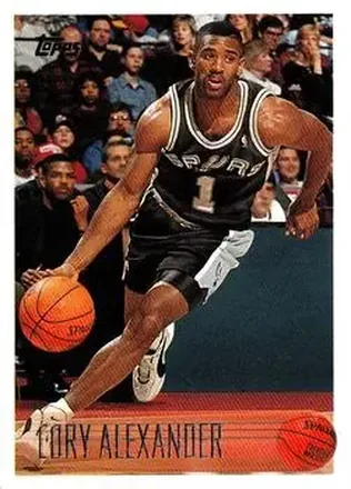 1996-97 Topps #136 - Cory Alexander - San Antonio Spurs