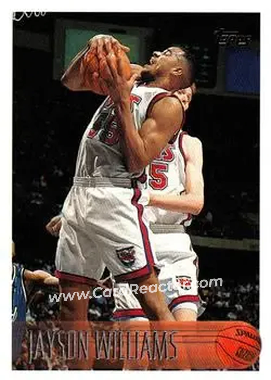 1996-97 Topps #140 - Jayson Williams - New Jersey Nets - Front
