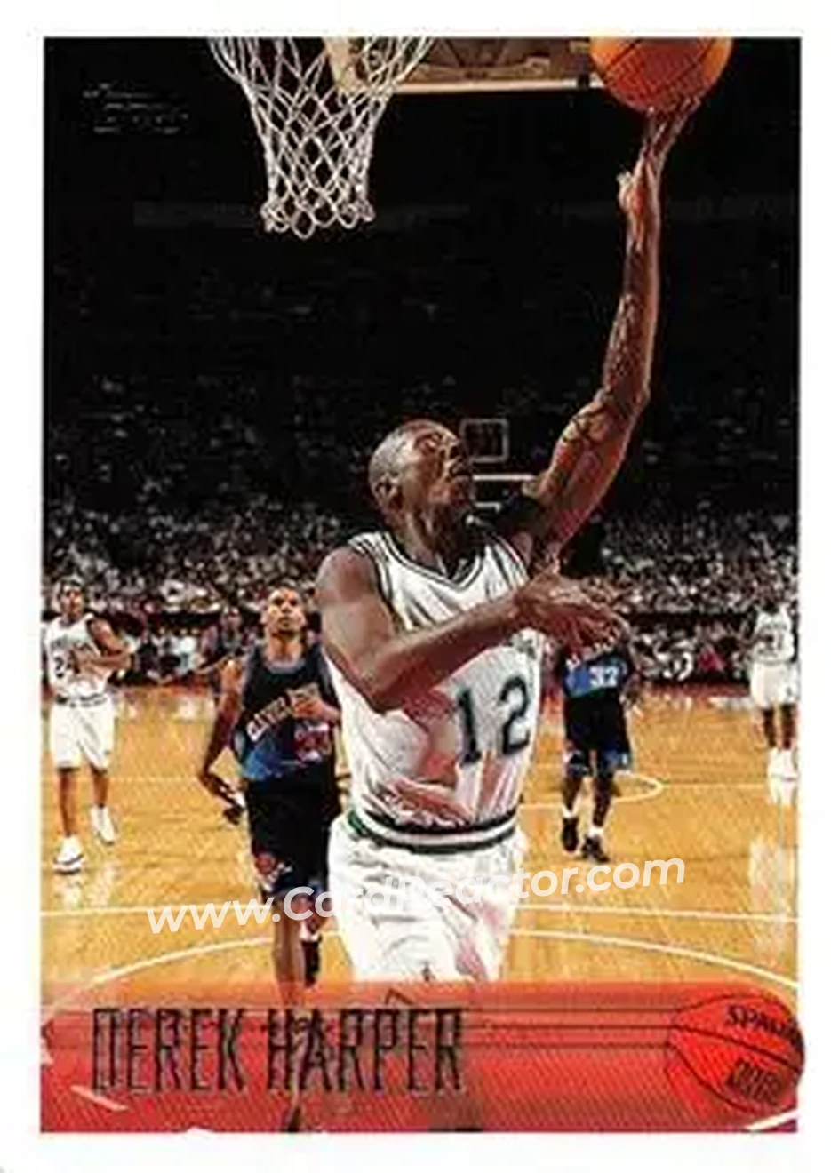 1996-97 Topps #144 - Derek Harper - Dallas Mavericks - Front 1996-97 Topps #144 - Derek Harper - Dallas Mavericks - Front