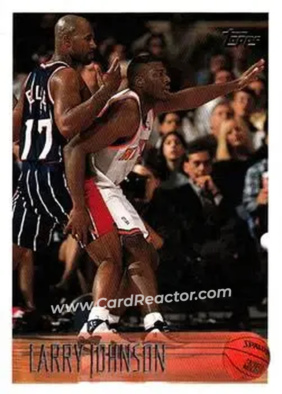 1996-97 Topps #149 - Larry Johnson - New York Knicks - Front 1996-97 Topps #149 - Larry Johnson - New York Knicks - Front