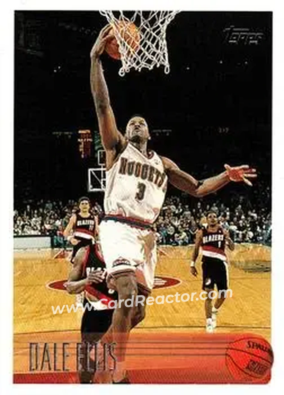 1996-97 Topps #153 - Dale Ellis - Denver Nuggets - Front