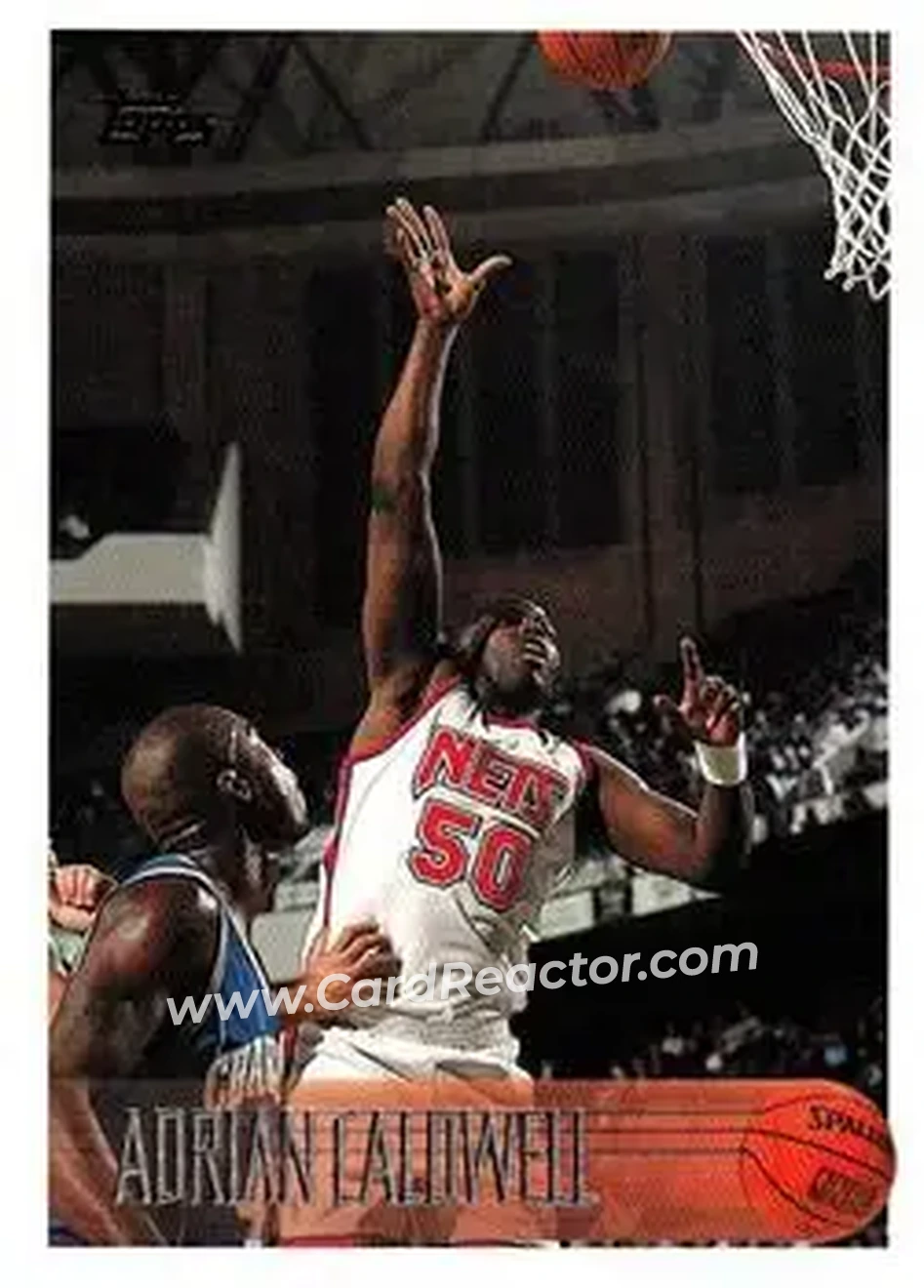1996-97 Topps #156 - Adrian Caldwell - New Jersey Nets - Front