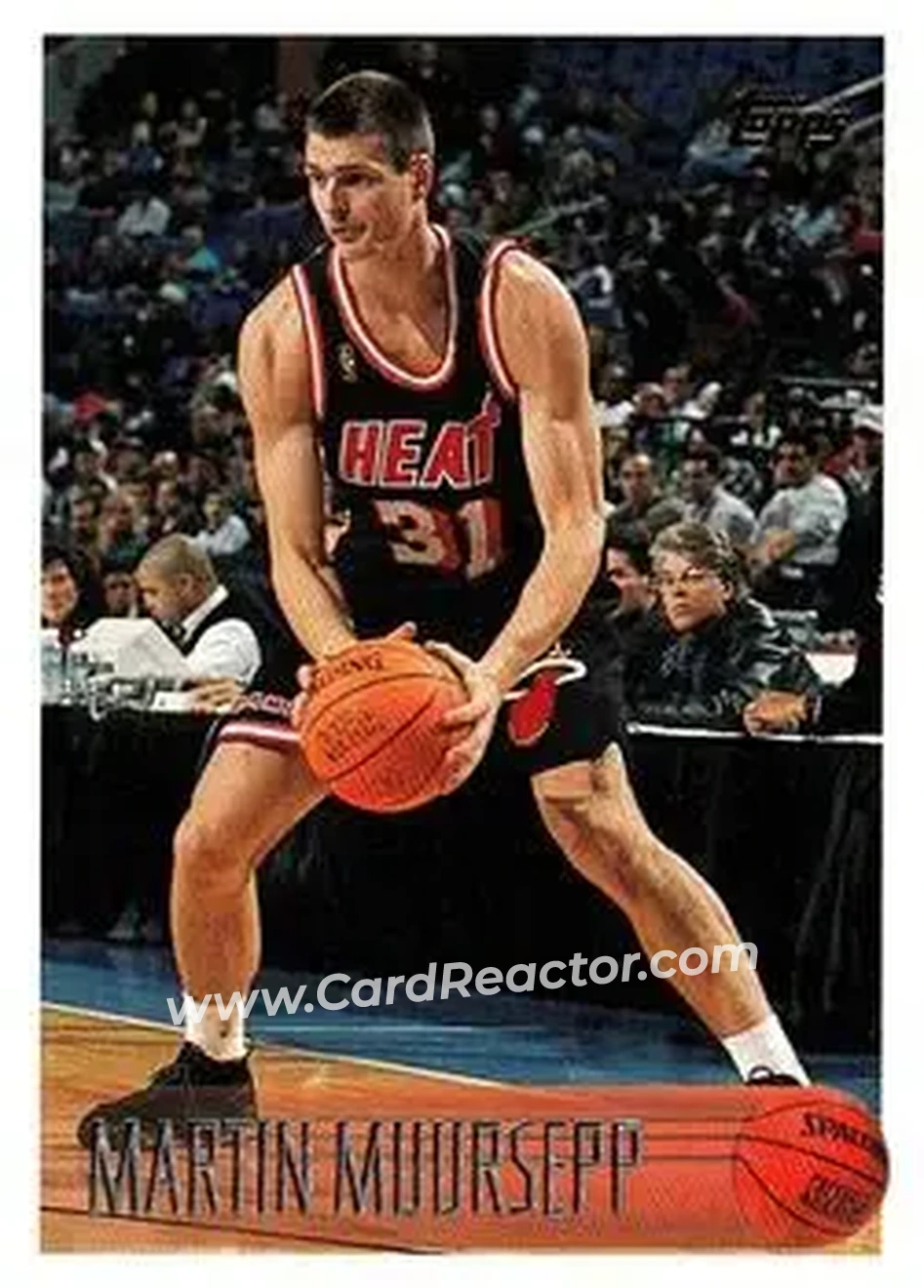 1996-97 Topps #160 - Martin Muursepp - Miami Heat - Front