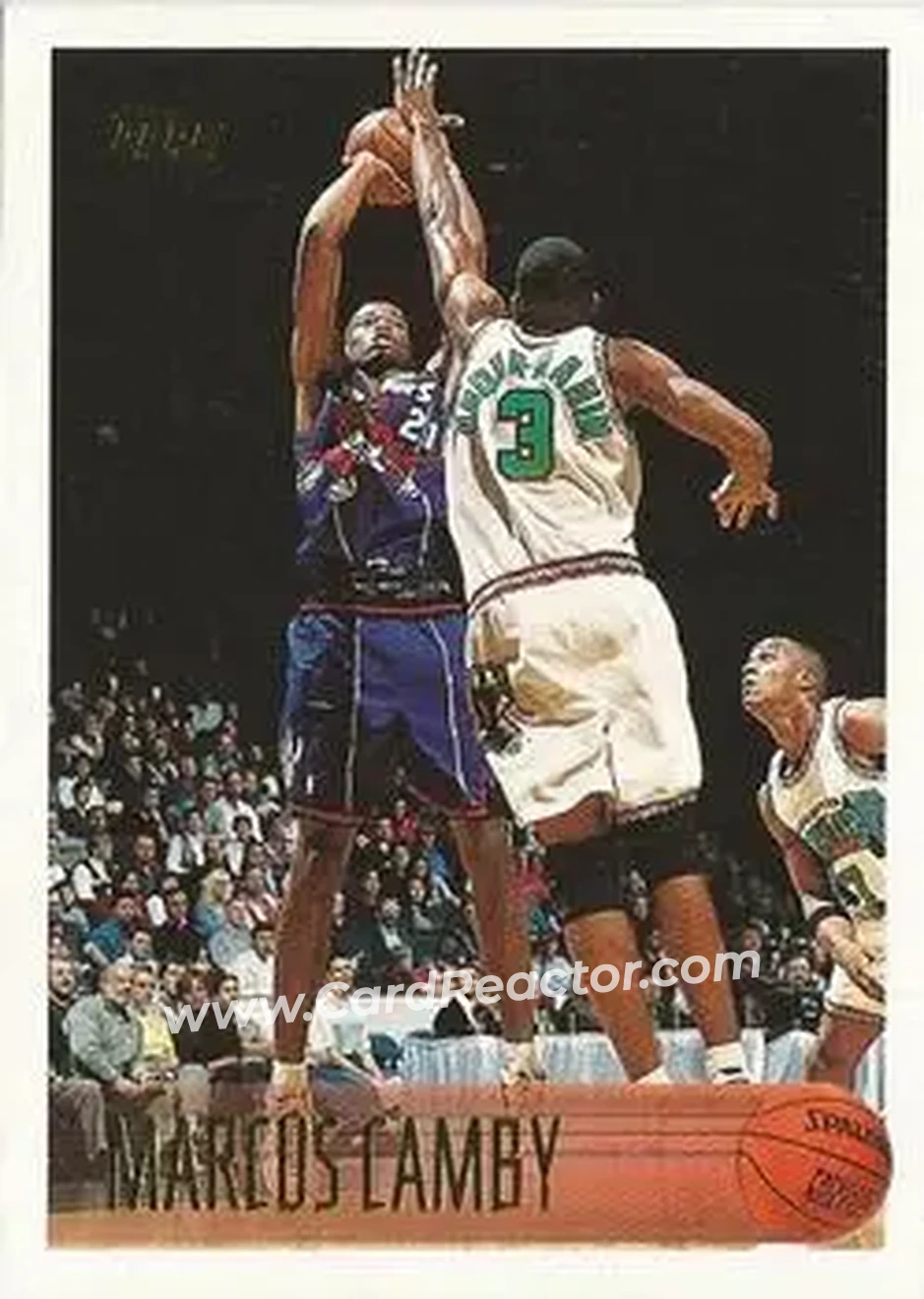 1996-97 Topps #161 - Marcus Camby - Toronto Raptors - Front