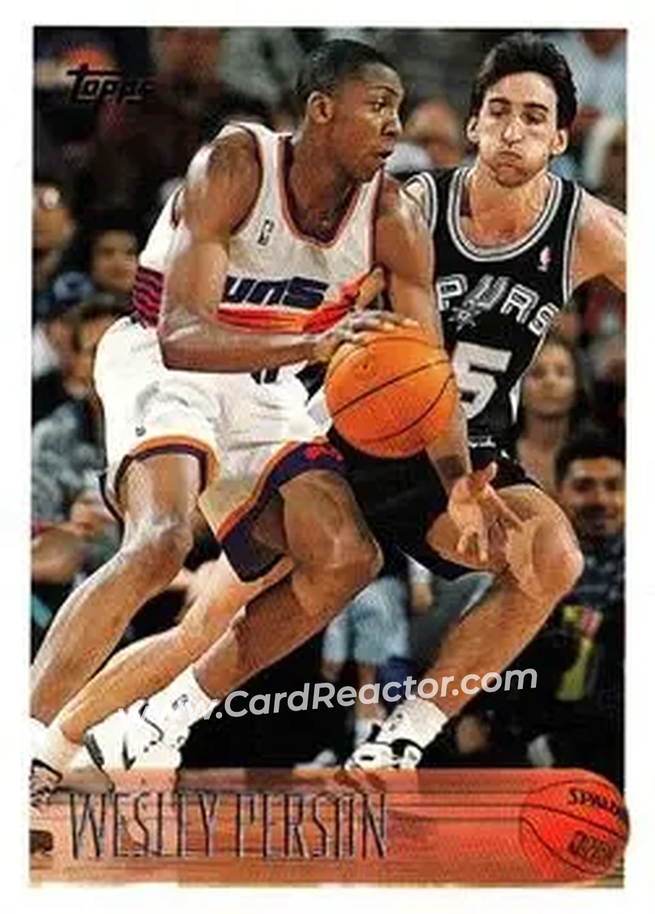 1996-97 Topps #163 - Wesley Person - Phoenix Suns - Front 1996-97 Topps #163 - Wesley Person - Phoenix Suns - Front
