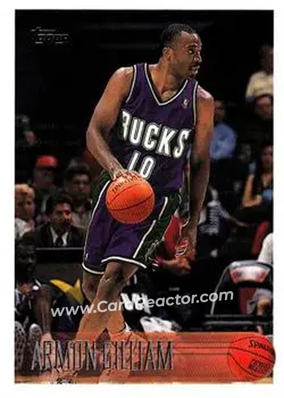 1996-97 Topps #169 - Armon Gilliam - Milwaukee Bucks - Front