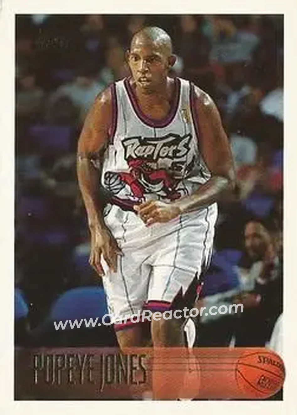 1996-97 Topps #180 - Popeye Jones - Toronto Raptors - Front