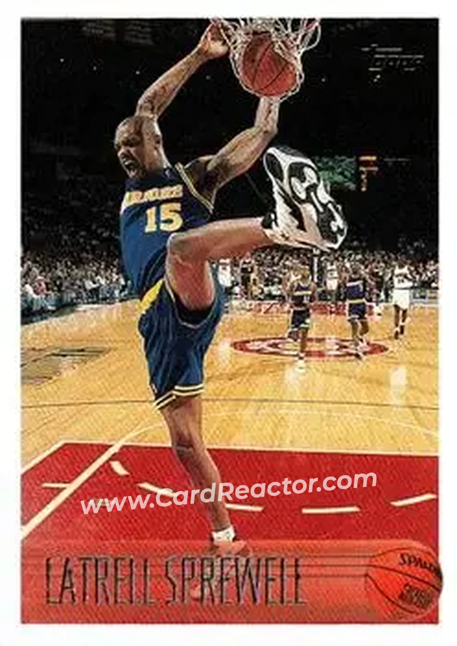 1996-97 Topps #183 - Latrell Sprewell - Golden State Warriors - Front 1996-97 Topps #183 - Latrell Sprewell - Golden State Warriors - Front
