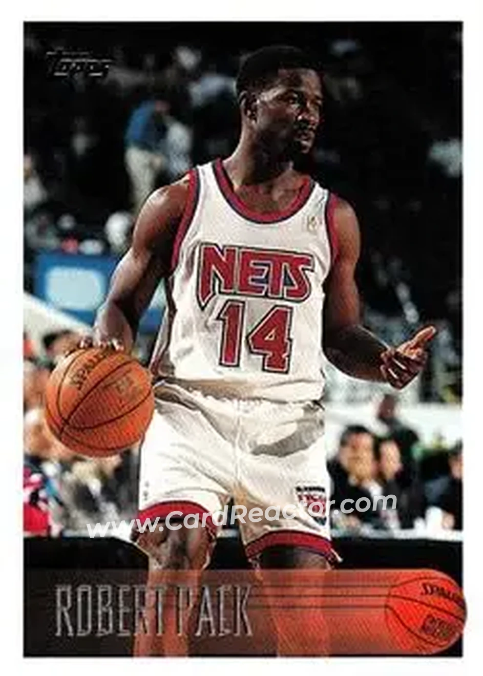 1996-97 Topps #186 - Robert Pack - New Jersey Nets - Front