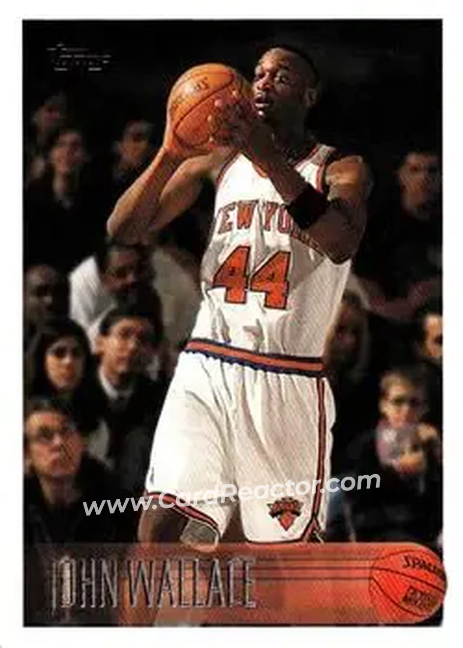 1996-97 Topps #189 - John Wallace - New York Knicks - Front