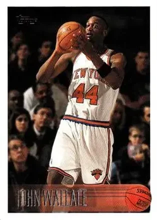 1996-97 Topps #189 - John Wallace - New York Knicks 1996-97 Topps #189 - John Wallace - New York Knicks