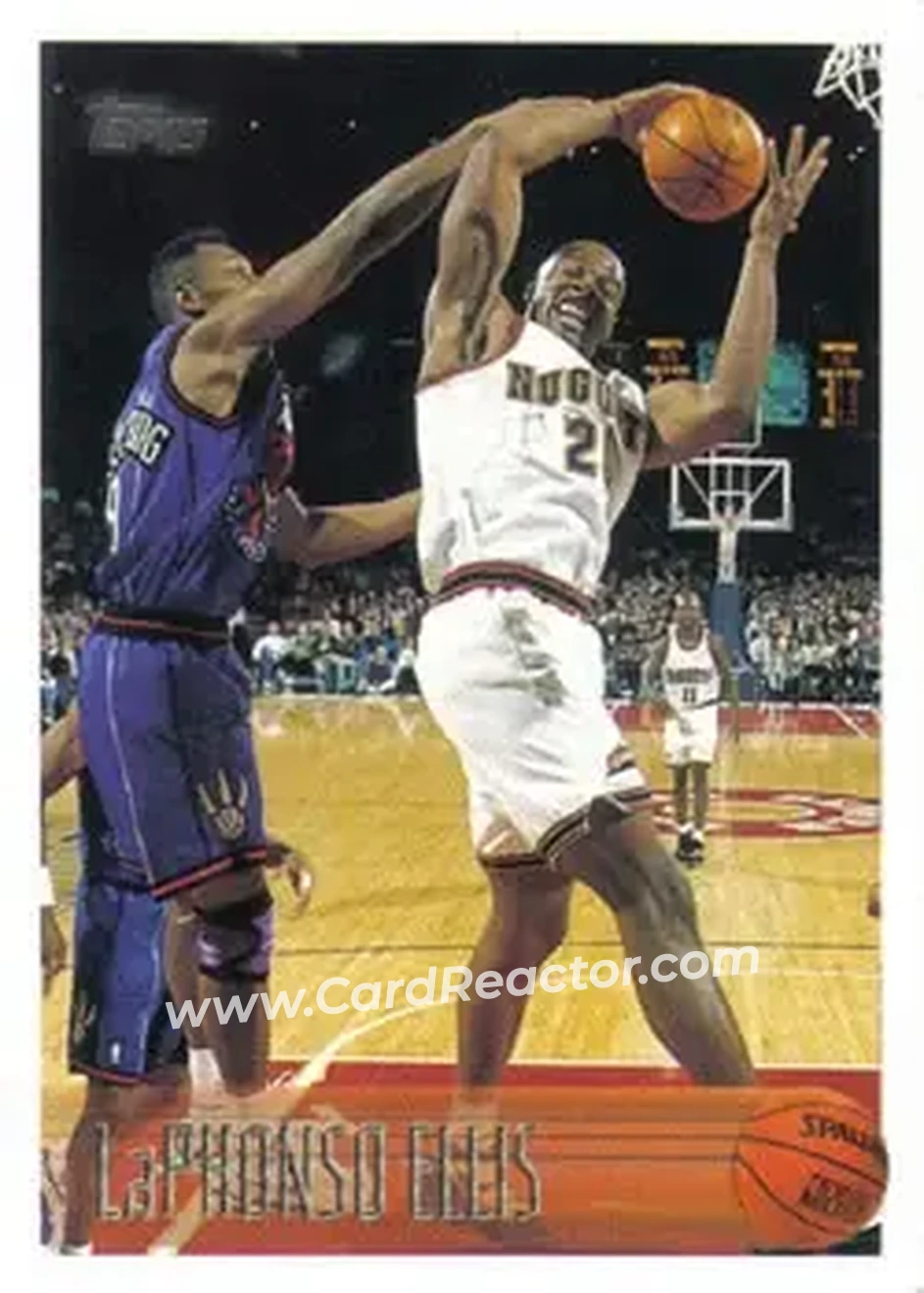 1996-97 Topps #203 - LaPhonso Ellis - Denver Nuggets - Front