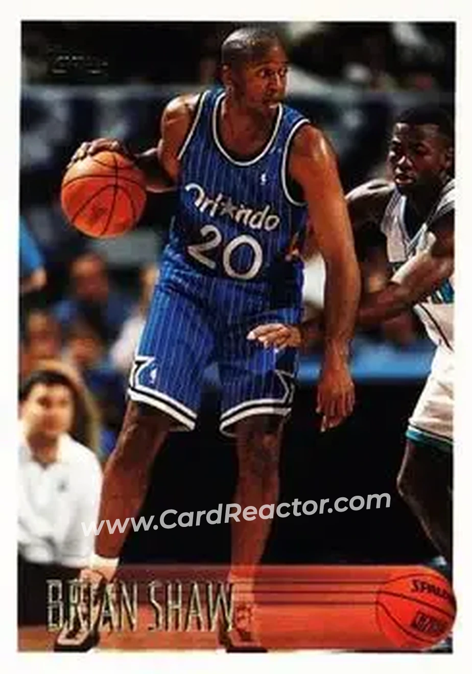 1996-97 Topps #204 - Brian Shaw - Orlando Magic - Front