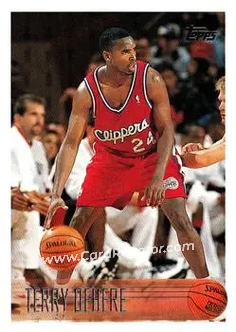 1996-97 Topps #211 - Terry Dehere - Los Angeles Clippers - Front