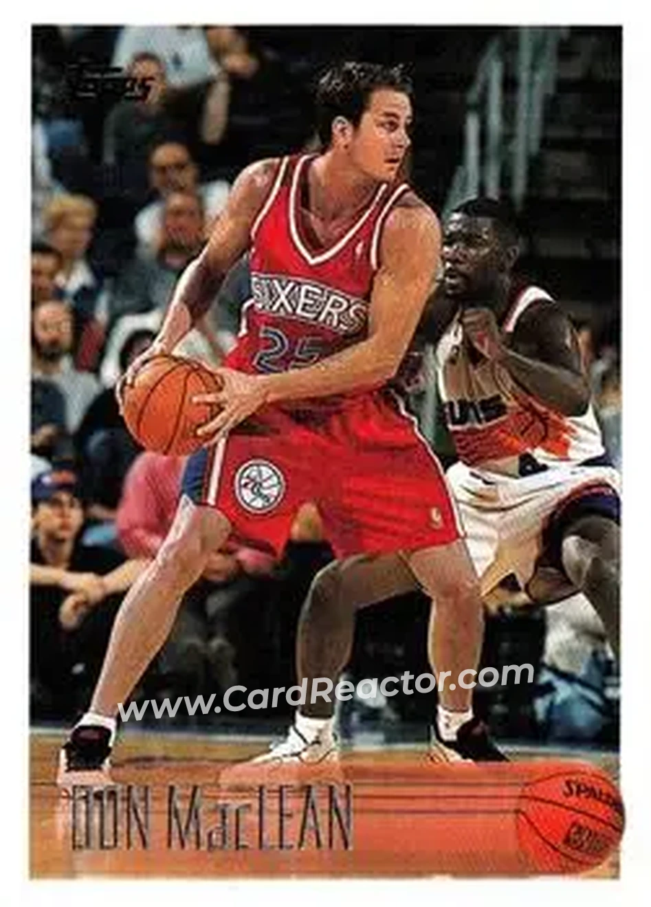 1996-97 Topps #214 - Don MacLean - Philadelphia 76ers - Front