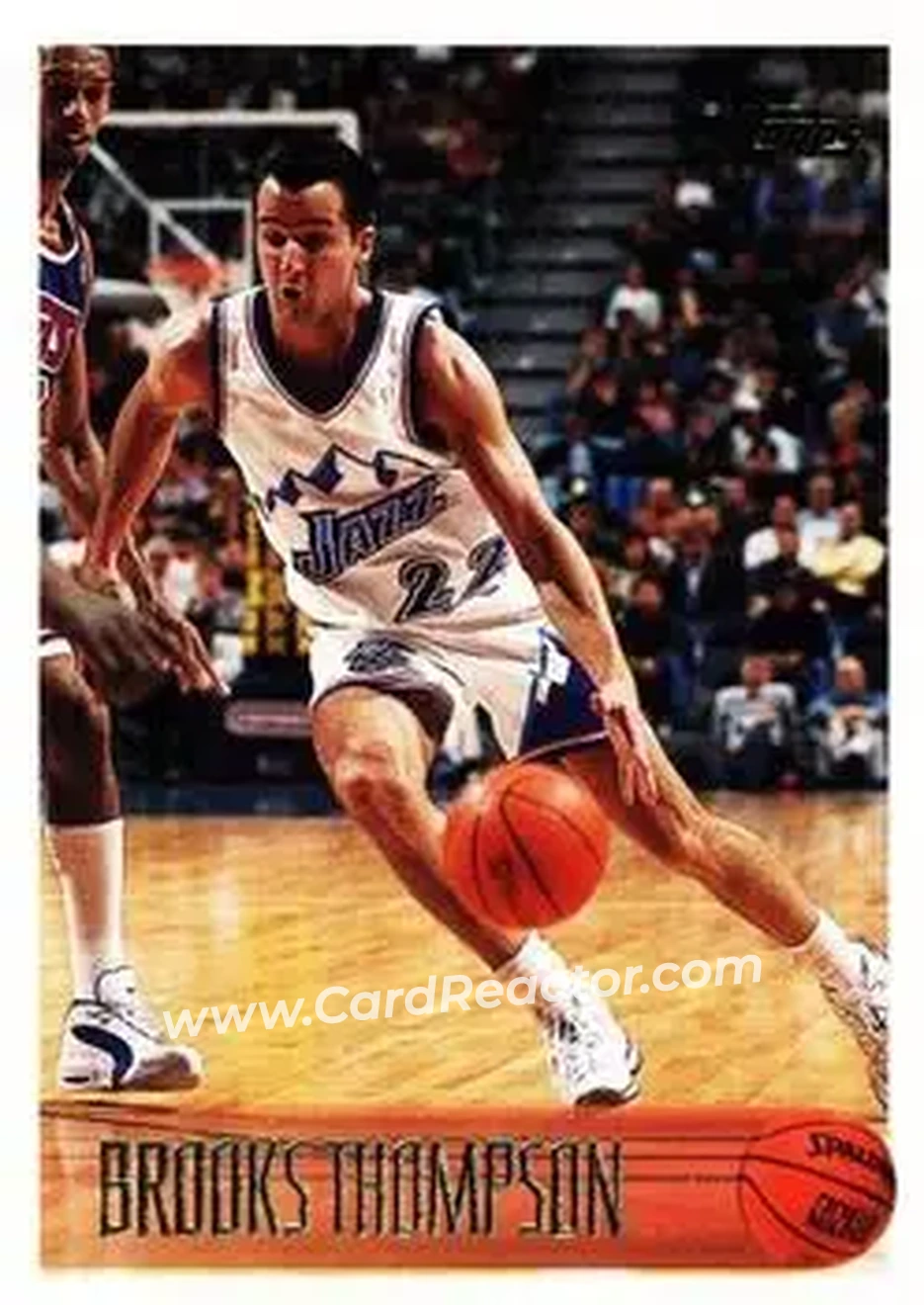 1996-97 Topps #219 - Brooks Thompson - Utah Jazz - Front