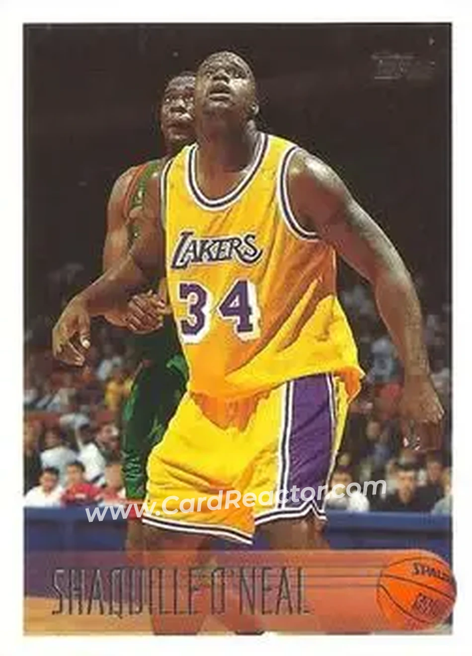 1996-97 Topps #220 - Shaquille O'Neal - Los Angeles Lakers - Front