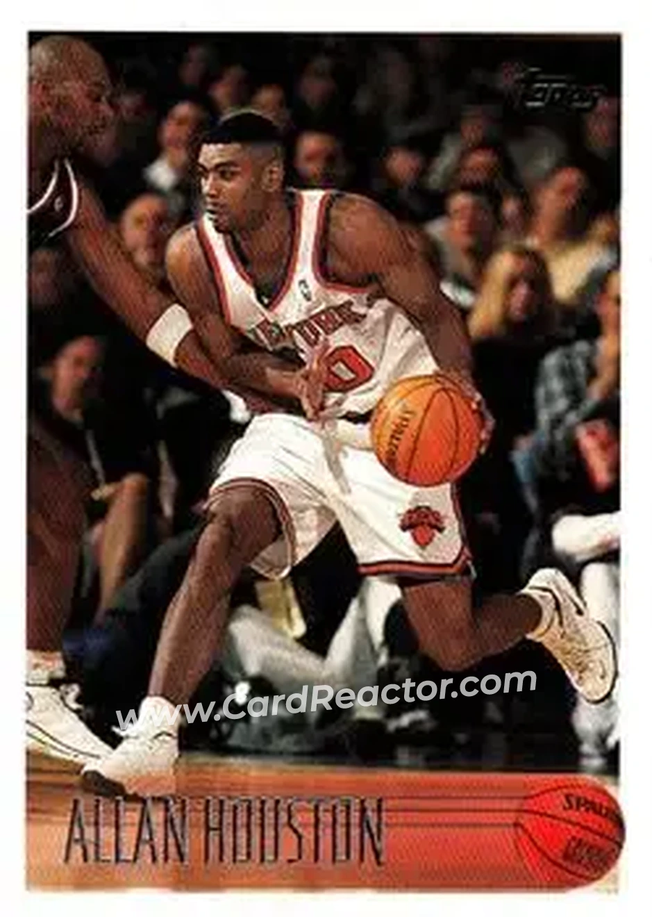1996-97 Topps #195 - Allan Houston - New York Knicks - Front