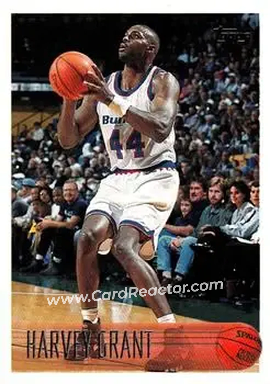 1996-97 Topps #196 - Harvey Grant - Washington Bullets - Front