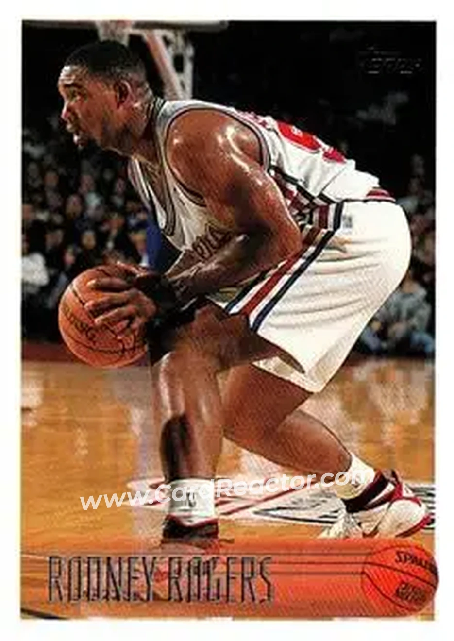 1996-97 Topps #197 - Rodney Rogers - Los Angeles Clippers - Front