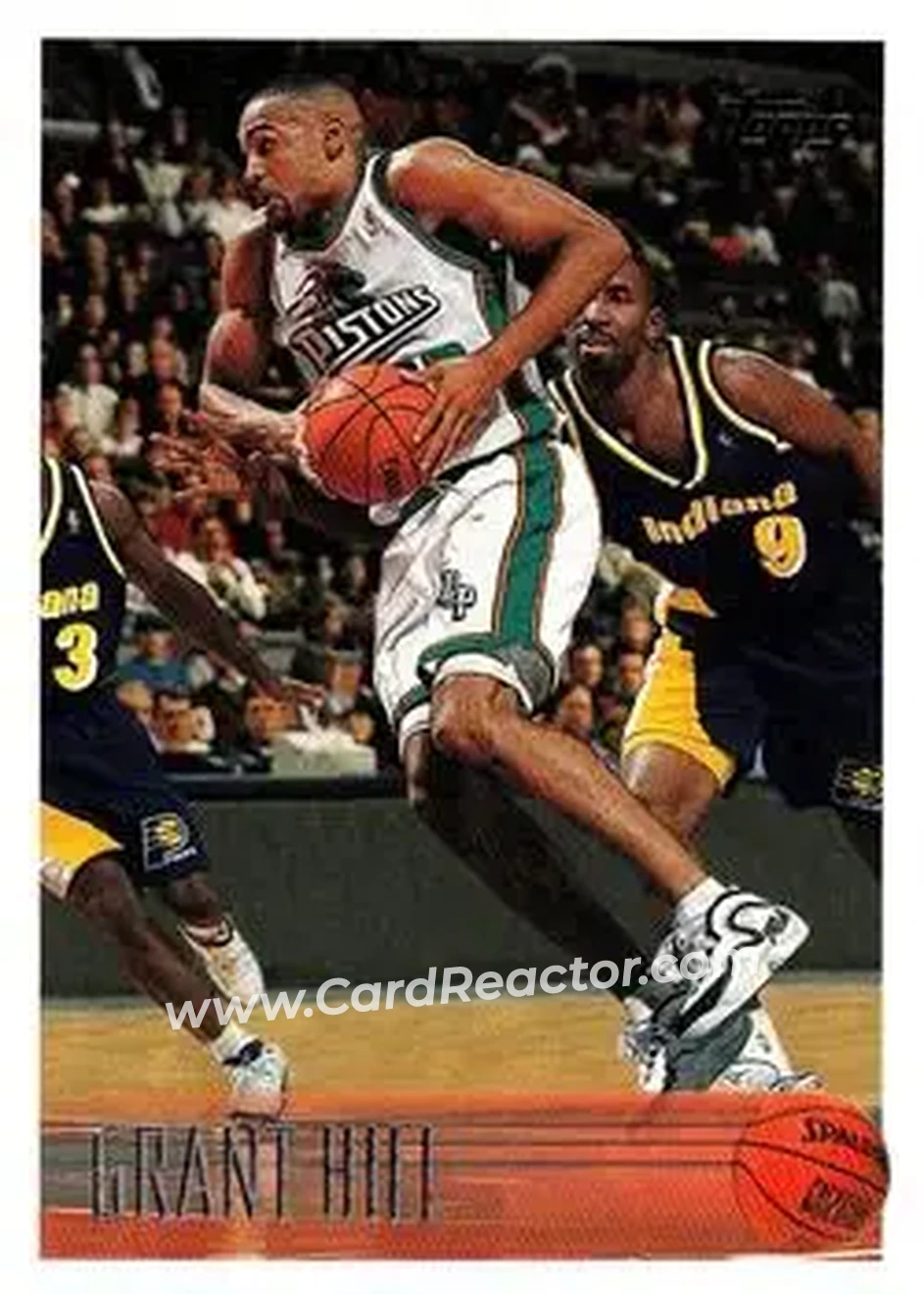 1996-97 Topps #199 - Grant Hill - Detroit Pistons - Front