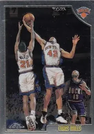 1998-99 Topps Chrome #146 - Chris Mills - New York Knicks