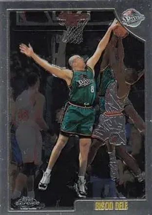 1998-99 Topps Chrome #147 - Bison Dele - Detroit Pistons 1998-99 Topps Chrome #147 - Bison Dele - Detroit Pistons