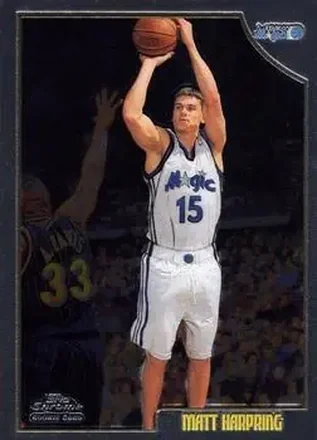 1998-99 Topps Chrome #157 - Matt Harpring - Orlando Magic 1998-99 Topps Chrome #157 - Matt Harpring - Orlando Magic