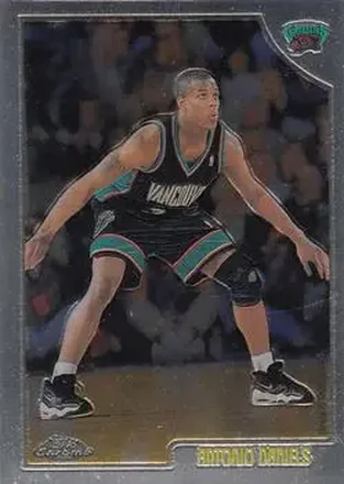 1998-99 Topps Chrome #168 - Antonio Daniels - Vancouver Grizzlies