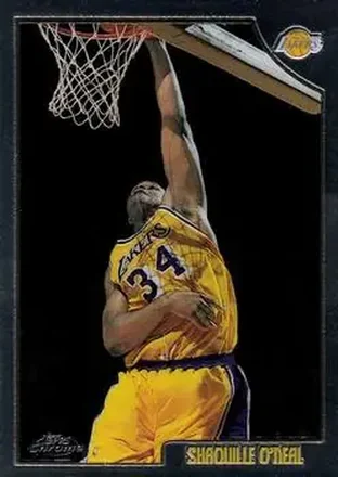 1998-99 Topps Chrome #175 - Shaquille O'Neal - Los Angeles Lakers