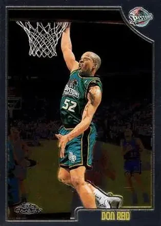 1998-99 Topps Chrome #181 - Don Reid - Detroit Pistons 1998-99 Topps Chrome #181 - Don Reid - Detroit Pistons