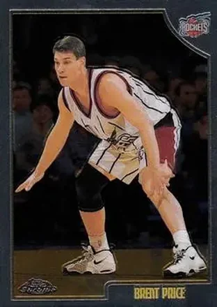 1998-99 Topps Chrome #210 - Brent Price - Houston Rockets 1998-99 Topps Chrome #210 - Brent Price - Houston Rockets
