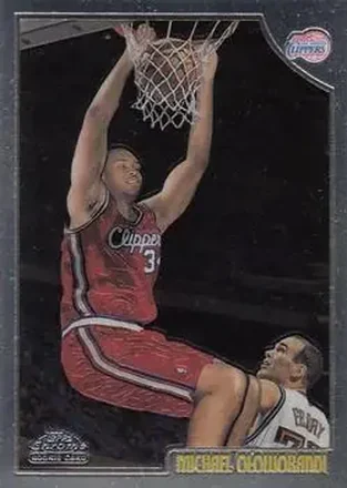 1998-99 Topps Chrome #195 - Michael Olowokandi - Los Angeles Clippers 1998-99 Topps Chrome #195 - Michael Olowokandi - Los Angeles Clippers
