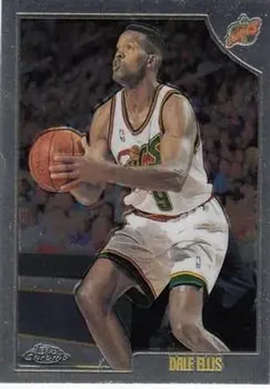 1998-99 Topps Chrome #197 - Dale Ellis - Seattle SuperSonics