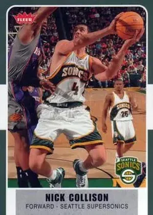 2007-08 Fleer #111 - Nick Collison - Seattle SuperSonics