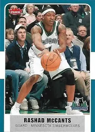 2007-08 Fleer #131 - Rashad McCants - Minnesota Timberwolves