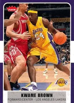 2007-08 Fleer #152 - Kwame Brown - Los Angeles Lakers