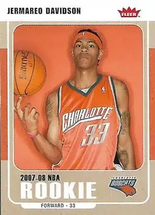 2007-08 Fleer #209 - Jermareo Davidson - Charlotte Bobcats 2007-08 Fleer #209 - Jermareo Davidson - Charlotte Bobcats