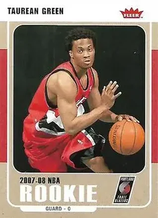 2007-08 Fleer #215 - Taurean Green - Portland Trail Blazers