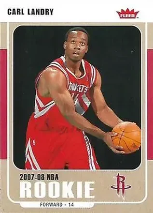 2007-08 Fleer #219 - Carl Landry - Houston Rockets