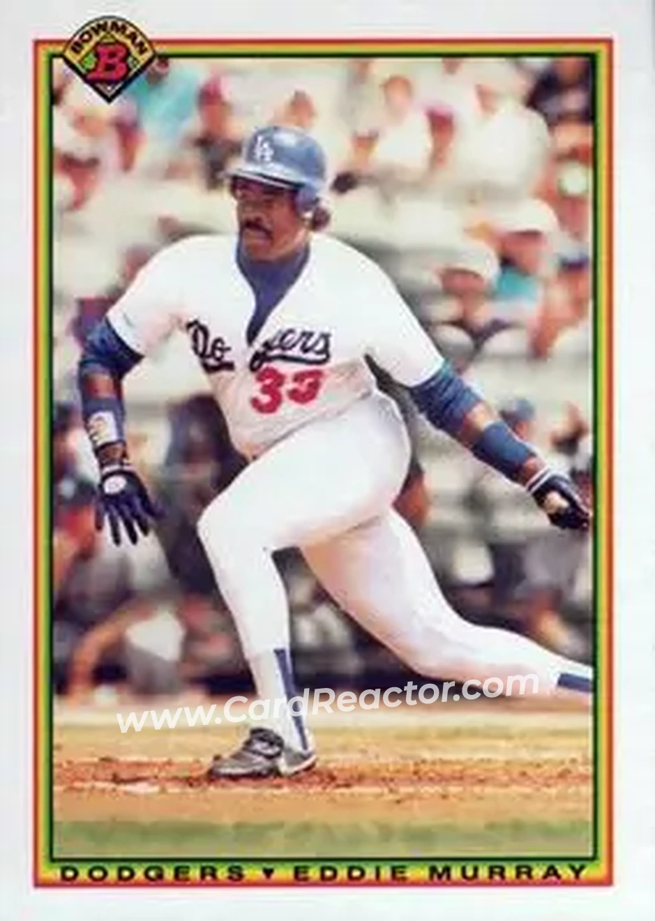 1990 Bowman #101 - Eddie Murray - Los Angeles Dodgers - Front