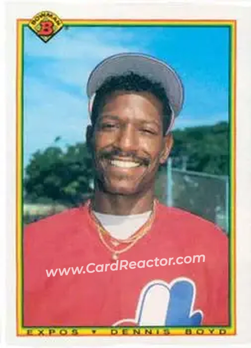 1990 Bowman #102 - Dennis Boyd - Montreal Expos - Front