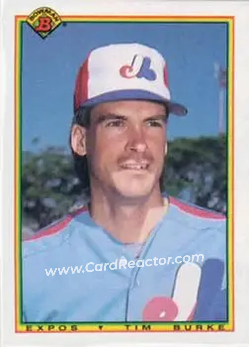 1990 Bowman #103 - Tim Burke - Montreal Expos - Front