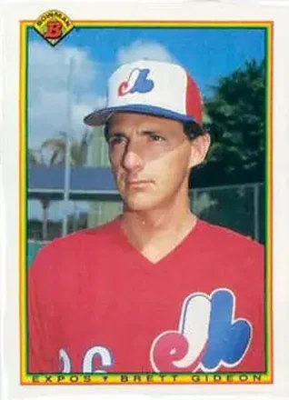 1990 Bowman #105 - Brett Gideon - Montreal Expos
