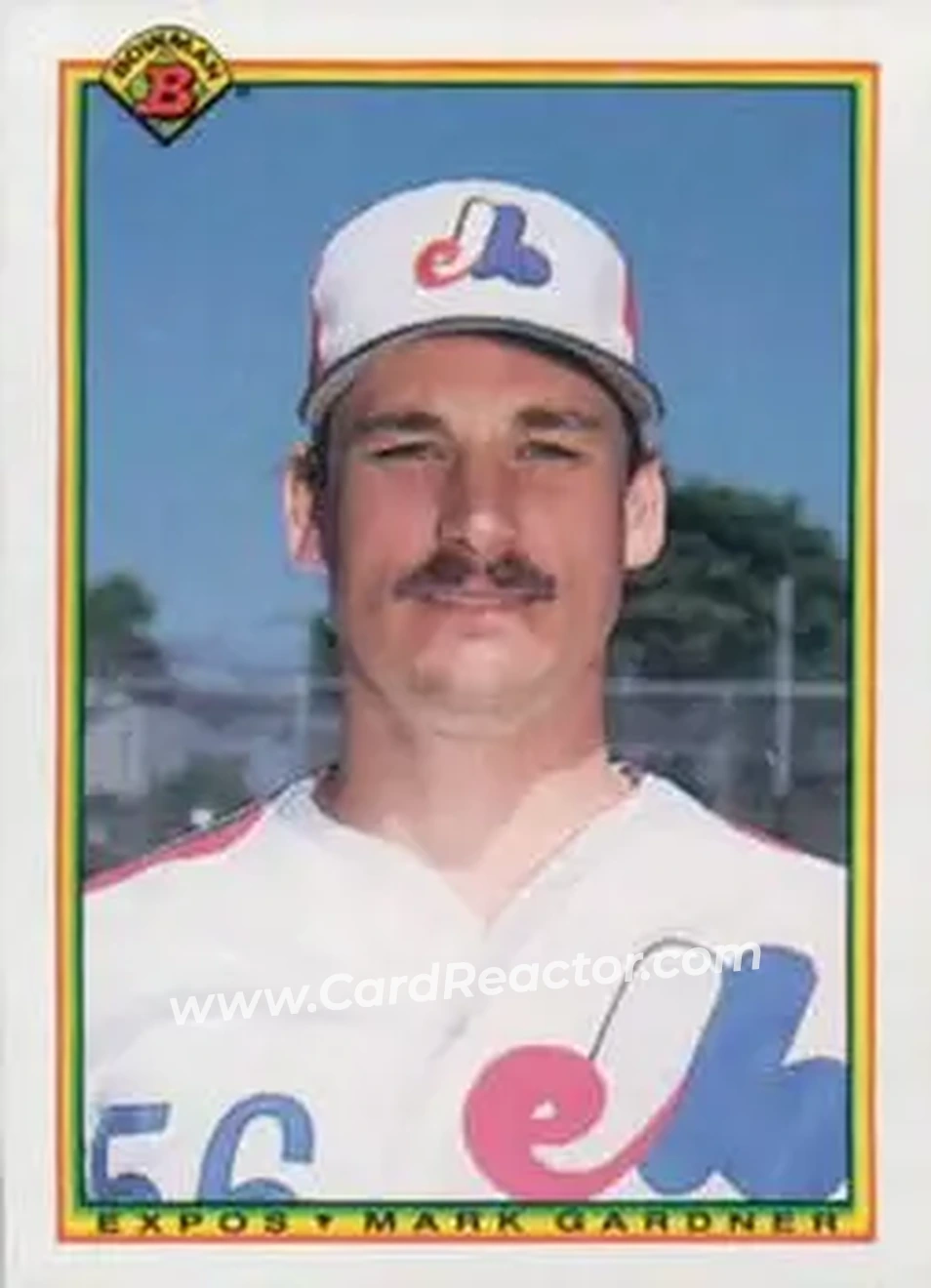 1990 Bowman #106 - Mark Gardner - Montreal Expos - Front