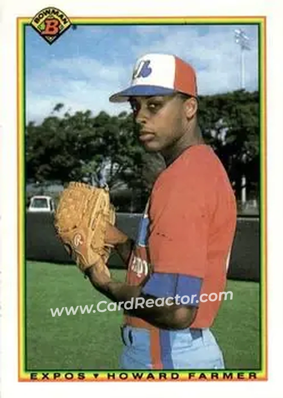 1990 Bowman #107 - Howard Farmer - Montreal Expos - Front