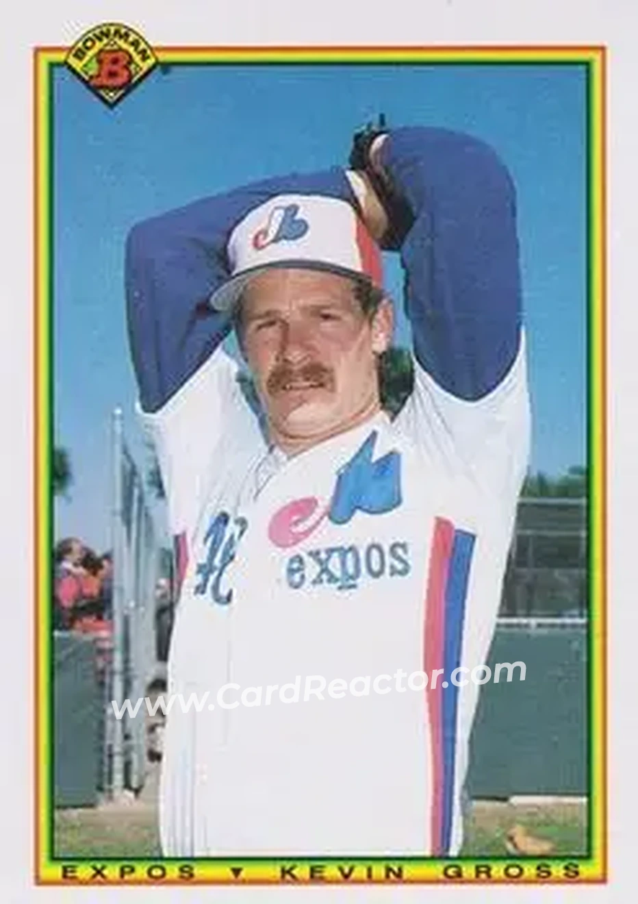 1990 Bowman #109 - Kevin Gross - Montreal Expos - Front